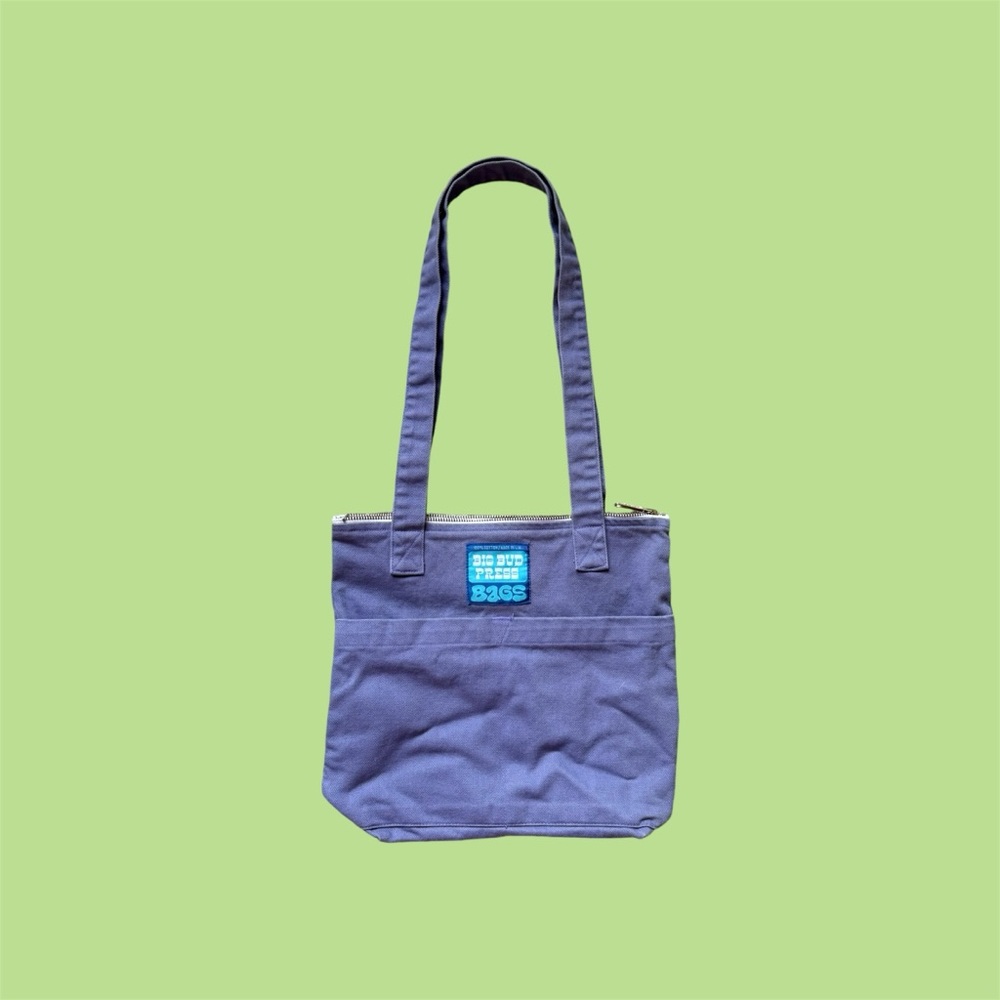 Big Bud Press faded grape over-shoulder zip mini tote bag